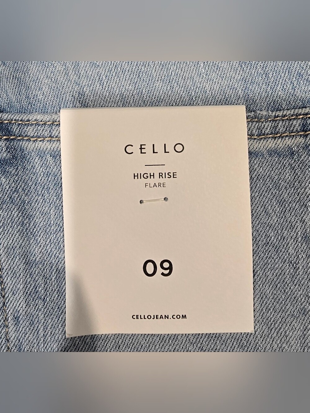 Cello High Waisted Flare Style Jeans Size 9 - Picture 5 of 8